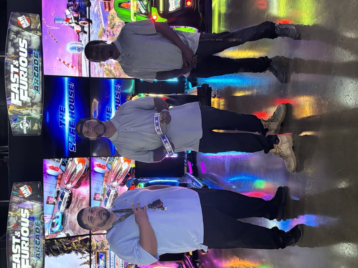 Team outing at the arcade